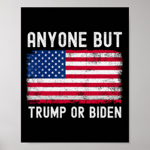Aber Biden oder Trump 2024 gegen Biden & amp; Trum Poster
