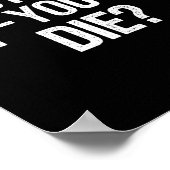 Aber bist du sarkastisch gestorben Lustiger Workou Poster (Ecke)