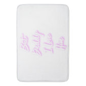 "Aber Daddy I Liebe Ihm" Bad Matt Badematte (Vorderseite Vertikal)