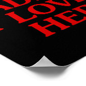 Aber Daddy I Liebe sie Poster (Ecke)