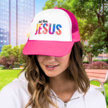 Aber dann malte Jesus Briefe Trucker Hat