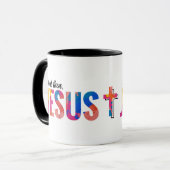 Aber dann trendy Jesus Christliche Tasse Geschenke (Vorderseite Links)