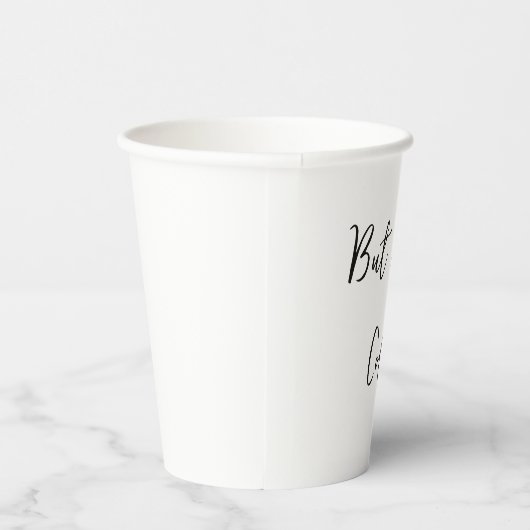 Aber das erste Coffee-Zitat einfach Pappbecher (Rechts)