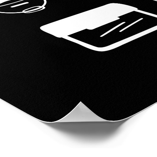 Aber das erste Makeup Poster (Ecke)