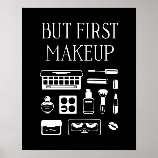 Aber das erste Makeup Poster (Vorne)