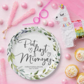 Aber das erste Mimosas-Brautparty Pappteller (Party)