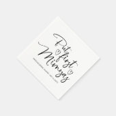 Aber das erste Mimosas-Brautparty Serviette (Ecke)