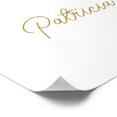 Aber das erste Mimosas Brautparty Willkommen Poster (Ecke)