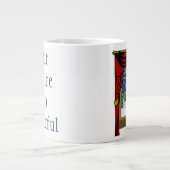Aber das Feuer ist so schön Jumbo-Tasse (Vorderseite)