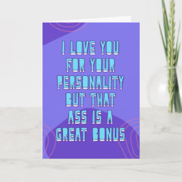 Aber das ist ein toller Bonus, lustige Liebe Karte