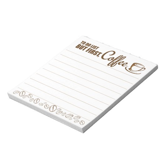 Aber der erste Coffee Notepad Notizblock (Rotiert)