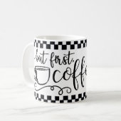 Aber der erste Kaffee Cup Tasse Tee Kaffee (Vorderseite Links)