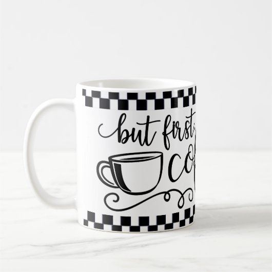 Aber der erste Kaffee Cup Tasse Tee Kaffee (Links)
