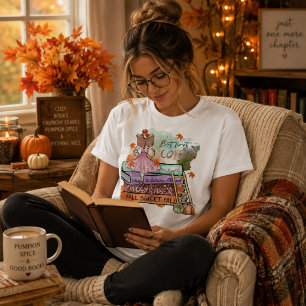 Aber der erste Kaffee, der farbenfrohe Fall Buch L T-Shirt