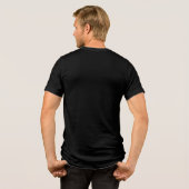Aber der erste Kaffee | Funny Coffee Lover T - Shi Tri-Blend Shirt (Rückseite voll)