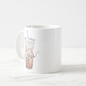 Aber der erste Kaffee-Hipster Kaffeetasse (Vorderseite Links)