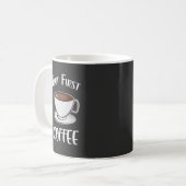 Aber der erste Kaffee - Kaffee Lover Kaffeetasse (Vorderseite Links)