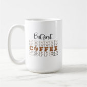 Aber der erste Kaffee Kaffeetasse (Links)