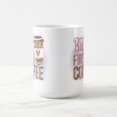 Aber der erste Kaffee Kaffeetasse (Mittel)