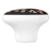 Aber der erste Kaffee - Knopf Keramikknauf (Seitenansicht)