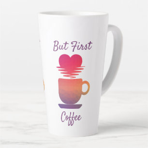Aber der erste Kaffee   Morgensonntags Kaffeeliebh Milchtasse