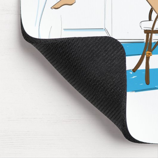 Aber der erste Kaffee Mousepad (Ecke)