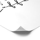 Aber der erste Kaffee Poster (Ecke)