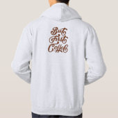 Aber der erste Kaffee Spaß Hoodie (Rückseite)