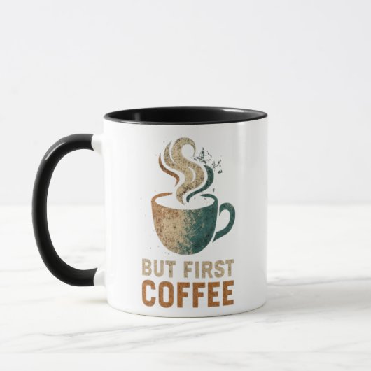 Aber der erste Kaffee Tasse (Links)