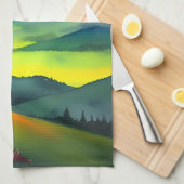 Aber der Herr stand bei mir ein Küchentuch (Viertel Falte)