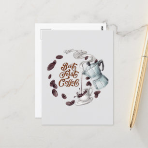 Aber die erste Postkarte