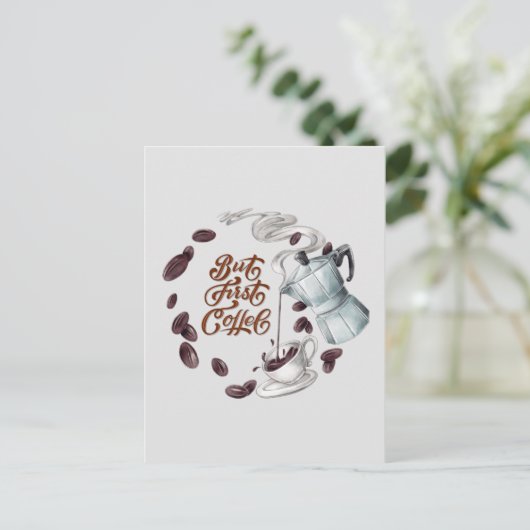 Aber die erste Postkarte (Stehend Vorderseite)