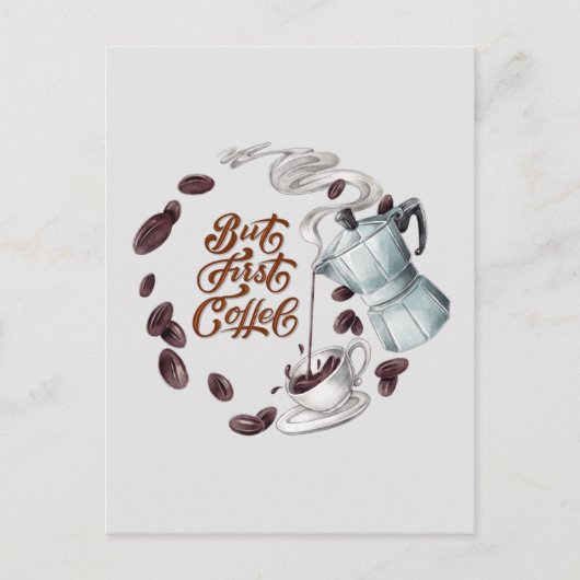 Aber die erste Postkarte (Vorderseite)