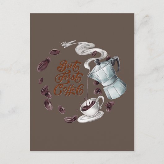 Aber die erste Postkarte (Vorderseite)