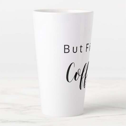 Aber die erste Tasse für Kaffeeliebhaber (Vorderseite)