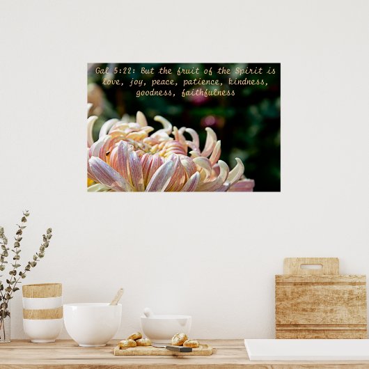 Aber die Frucht des Geistes Poster (Küche)