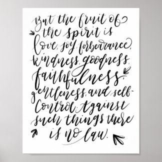 Aber die Früchte des Geistes Poster