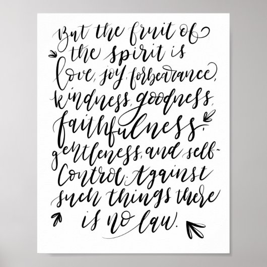 Aber die Früchte des Geistes Poster (Vorne)