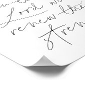 Aber diejenigen, die auf den Herrn hoffen, werden Poster (Ecke)