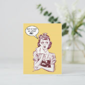 Aber er sagte, er liebe mich! postkarte (Stehend Vorderseite)