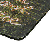 Aber erst Kaffee, Neonlicht Zitat Sprichwort Schneidebrett (Ecke)