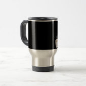 Aber erste Kaffee-Reise Reisebecher (Vorderseite Links)