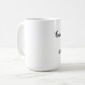 Aber erste Kaffee-Tasse Kaffeetasse (Vorderseite Links)