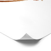 Aber erste Kaffeetyp Zitat Poster (Ecke)