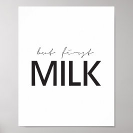 Aber erste Milch Poster