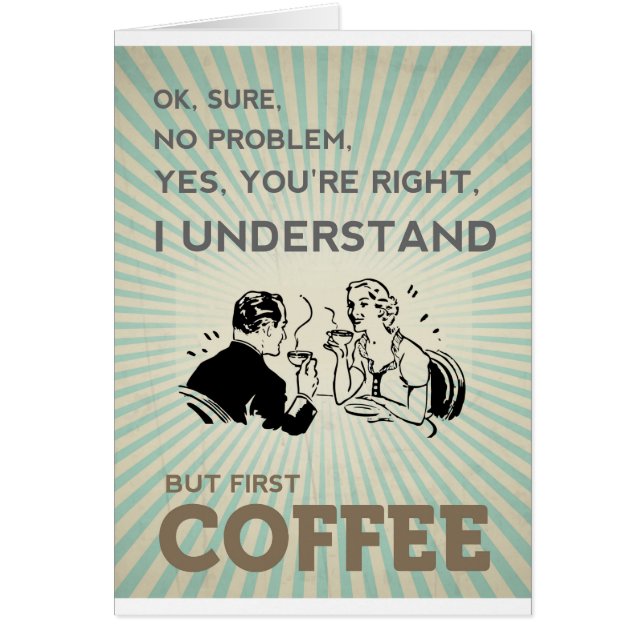 ABER ERSTER KAFFEE (Vorne)