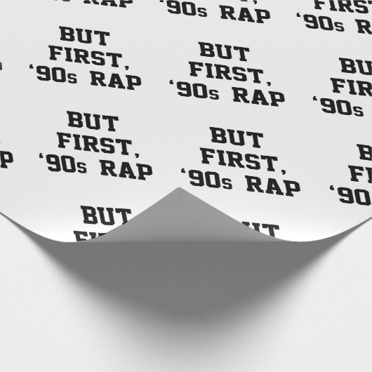 Aber erster Rap Geschenkpapier (Ecke)