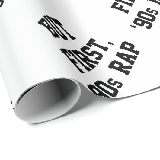 Aber erster Rap Geschenkpapier (Rolleneckpunkt)