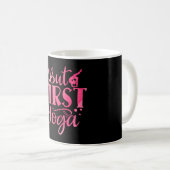Aber Erster Yoga Kaffeetasse (VorderseiteRechts)