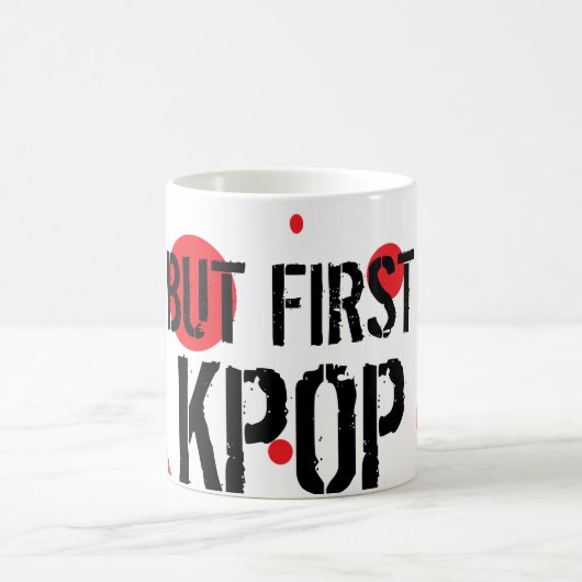 Aber erstes Kpop Kaffeetasse (Mittel)